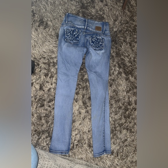 Women’s MX JEANS Levanta Cola High Rise Blue Skinny Jeans Size 28 - Picture 5 of 11